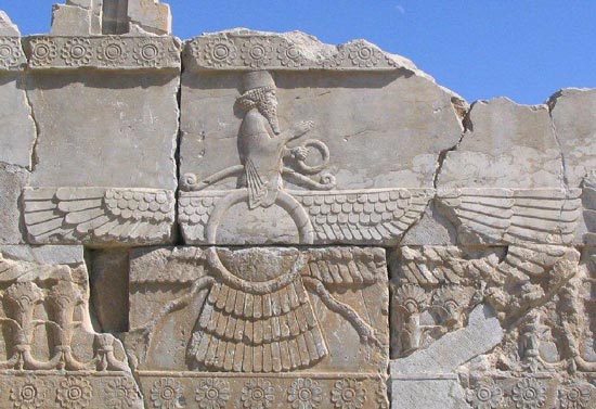 relief image of Ahuramazda from Persepolis