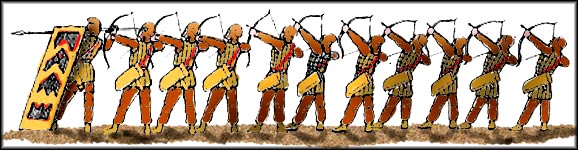 reconstruction of Persian archers
