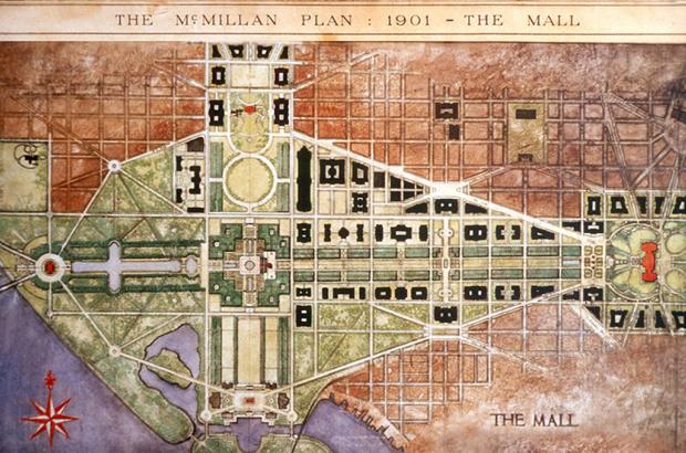 McMillan Plan for the National Mall, 1901