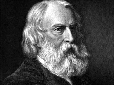 American poet Henry Wadsworth Longfellow (1807-1882)