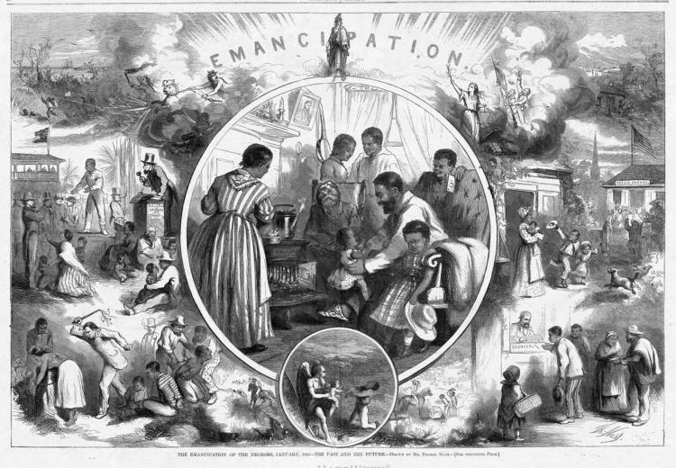 "The Emancipation of the Negroes, January, 1863—The Past and the Future" 