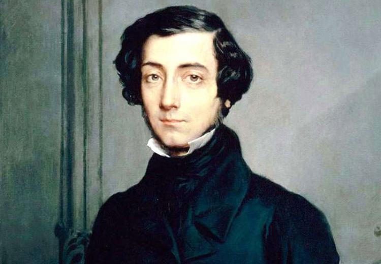 Alexis de Tocqueville, oil on canvas.