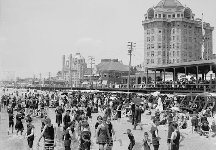 Bathers, Atlantic City, NJ.