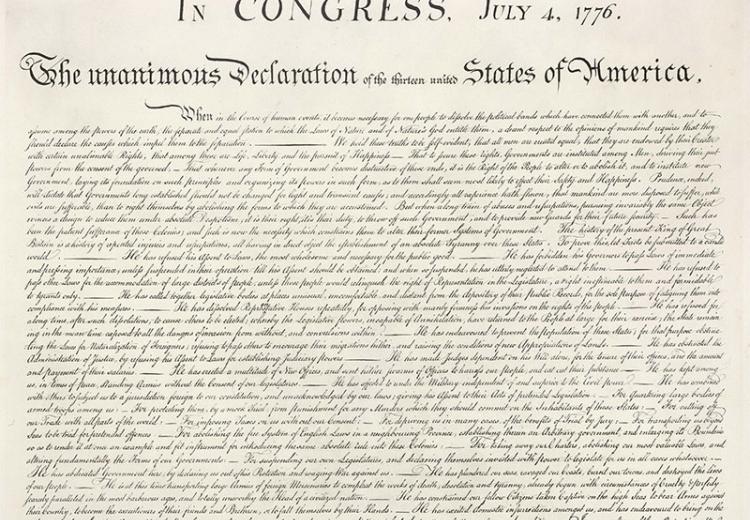 United States Declaration of Independence.