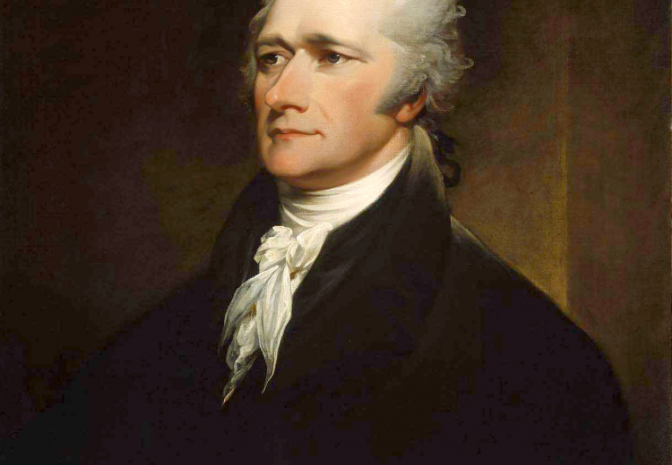 Portrait of Alexander Hamilton by John Trumbull, 1806.