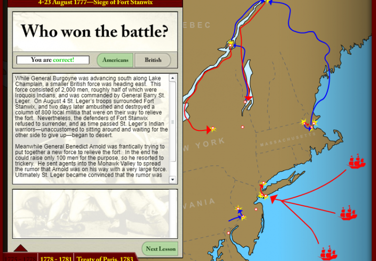 American Revolution Campaigns