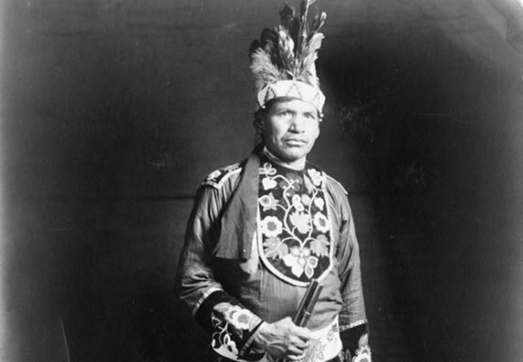 Full blood Chippewa Indian, 1918.