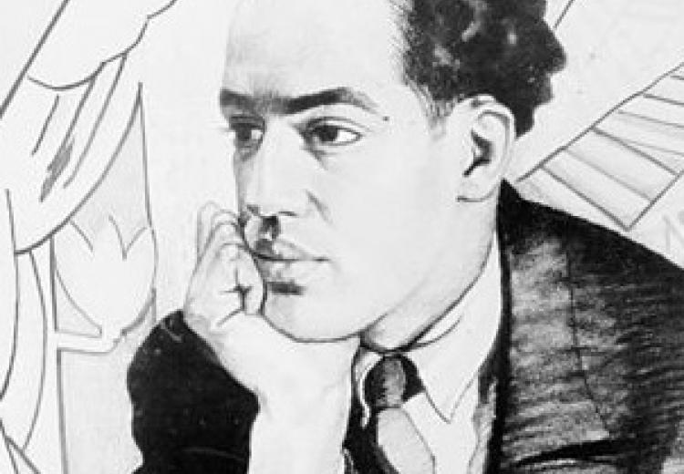 Portrait of Langston Hughes by Winold Reiss, 1927.