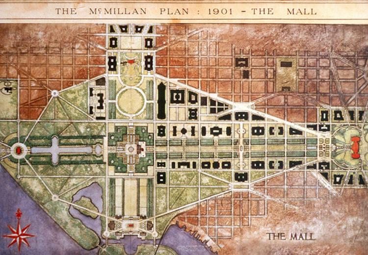 McMillan Plan for the National Mall, 1901