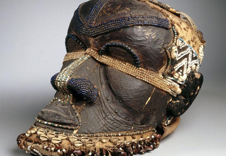 A mask from the Kuba Kingdom, Africa.