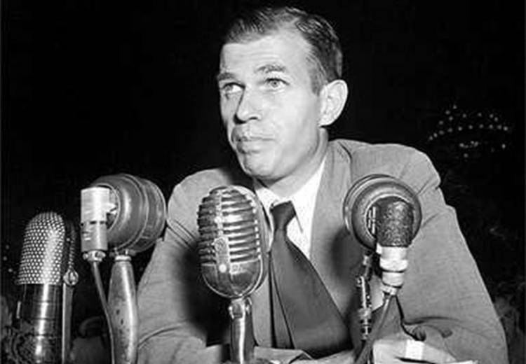 Alger Hiss, a State Department official, was accused of spying for the Soviet Union in 1948