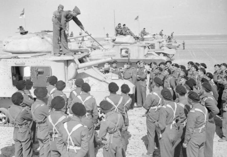 The British Army in North Africa, 1942.
