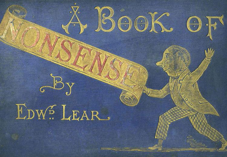 Cover for A Book of Nonsense by Edward Lear.