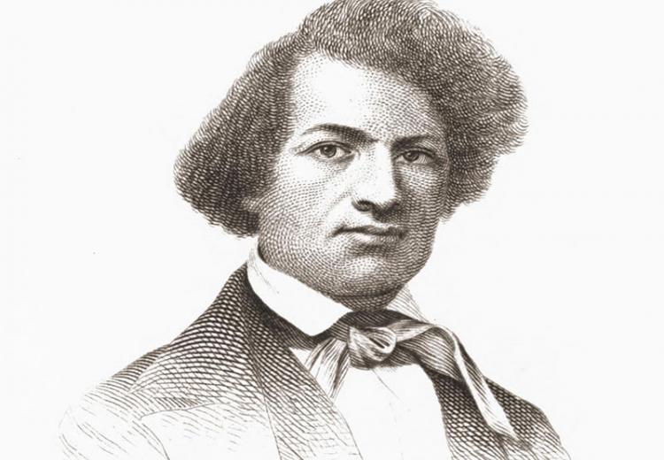 Frontispiece of original edition of Narrative of the Life of Frederick Douglass, 1845