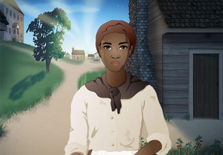 Detail of image from the game of the main character, Lucy