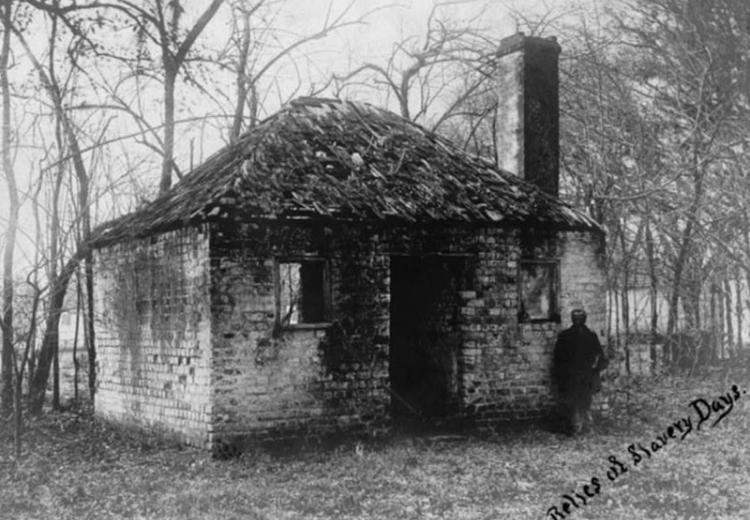 Slave quarters at the Hermitage Plantation outside of Savannah, Georgia.