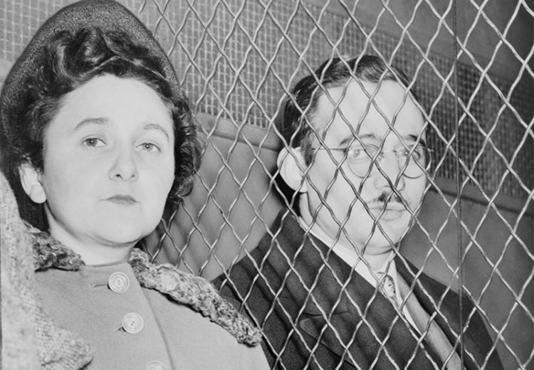 Julius and Ethel Rosenberg were convicted of supplying the Soviet Union with nuclear bomb secrets, and subsequently executed.